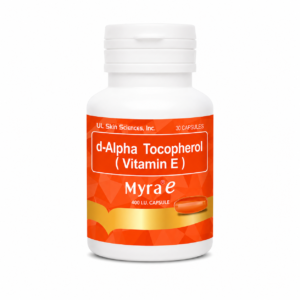 Myra-E 400 IU Vitamin E dietary supplement capsules